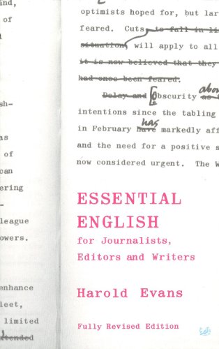Essential English for Journalists, Editors and Writers (Pimlico) von Pimlico